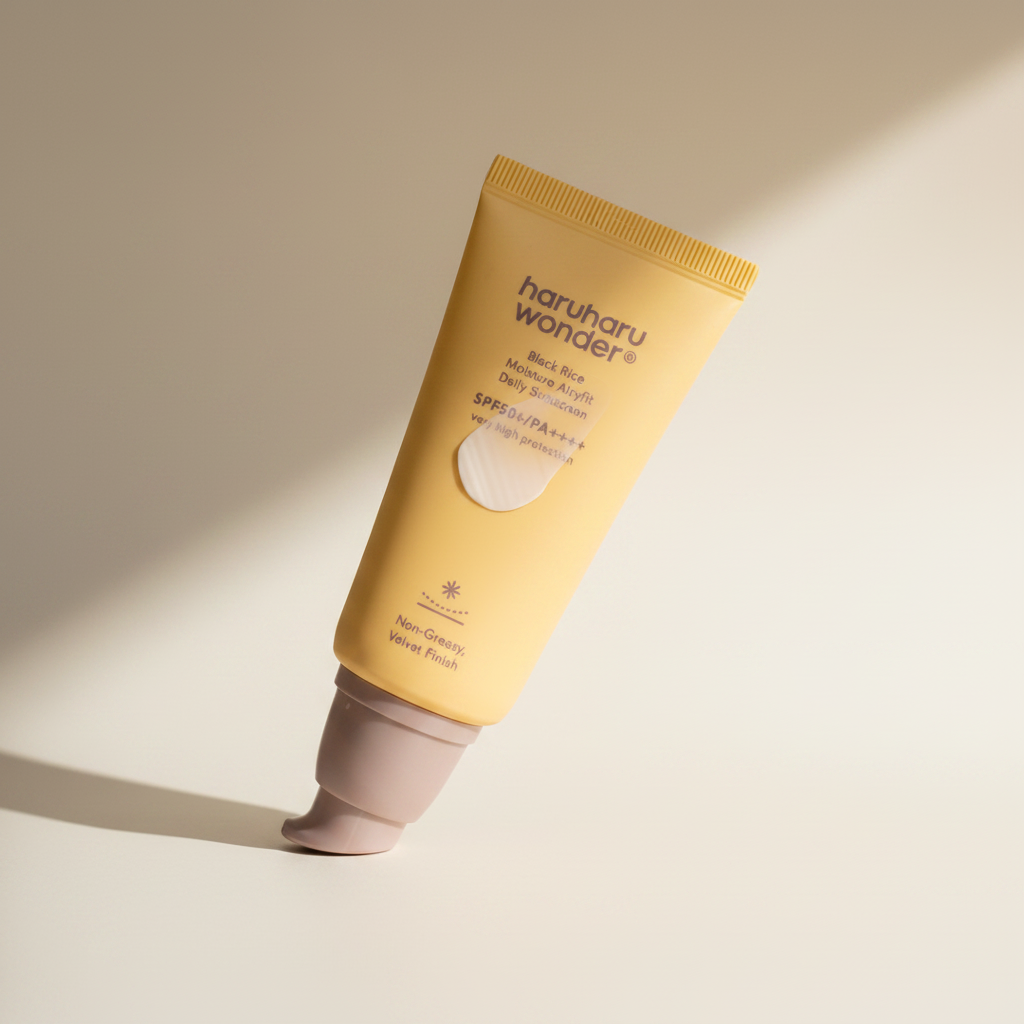 Clear Skin Set for Pores & Post-Acne Marks — 5: HARUHARU Black Rice Moisture Airyfit Daily Sunscreen SPF50+ PA++++