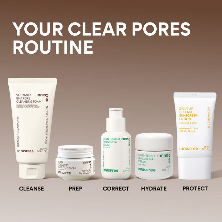 [INNISFREE] Super Volcanic Pore Clay Mask 80g — skincare routine