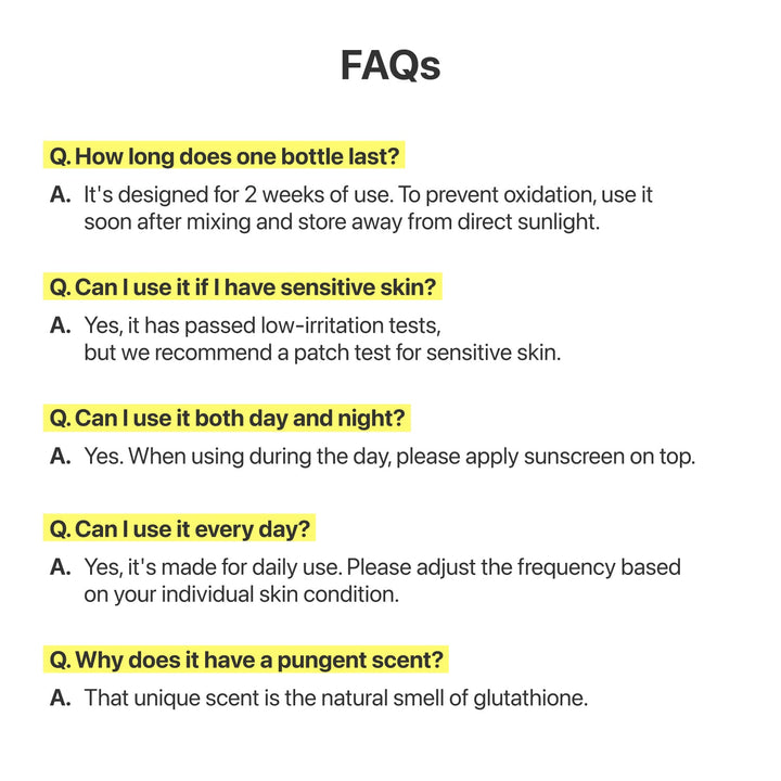 Numbuzin No.5 Glutathione TXA Advanced Dark Spot Ampoule Concentrate