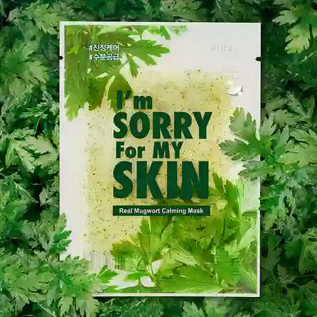 I'm Sorry For My Skin Real Mugwort Calming Mask - 1 Sheet Mask