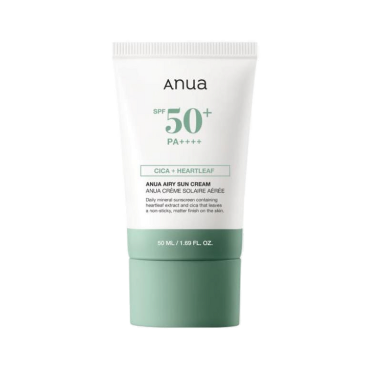 ANUA AIRY SUN CREAM — transparent product image