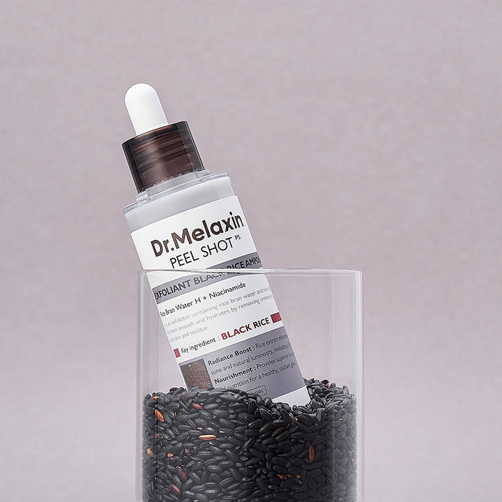 DR.MELAXIN Peel Shot Exfoliating Black Rice Ampoule — 24082000722