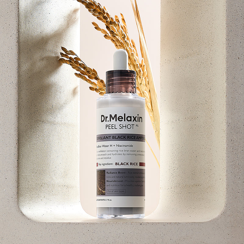 DR.MELAXIN Peel Shot Exfoliating Black Rice Ampoule — 240820_00291