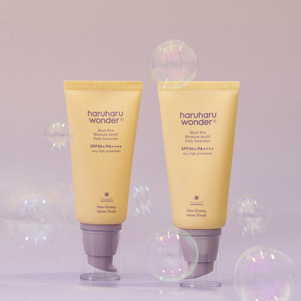 HARUHARU Wonder Black Rice Moisture Airyfit Daily Sunscreen SPF50+ PA++++ — 0638-2