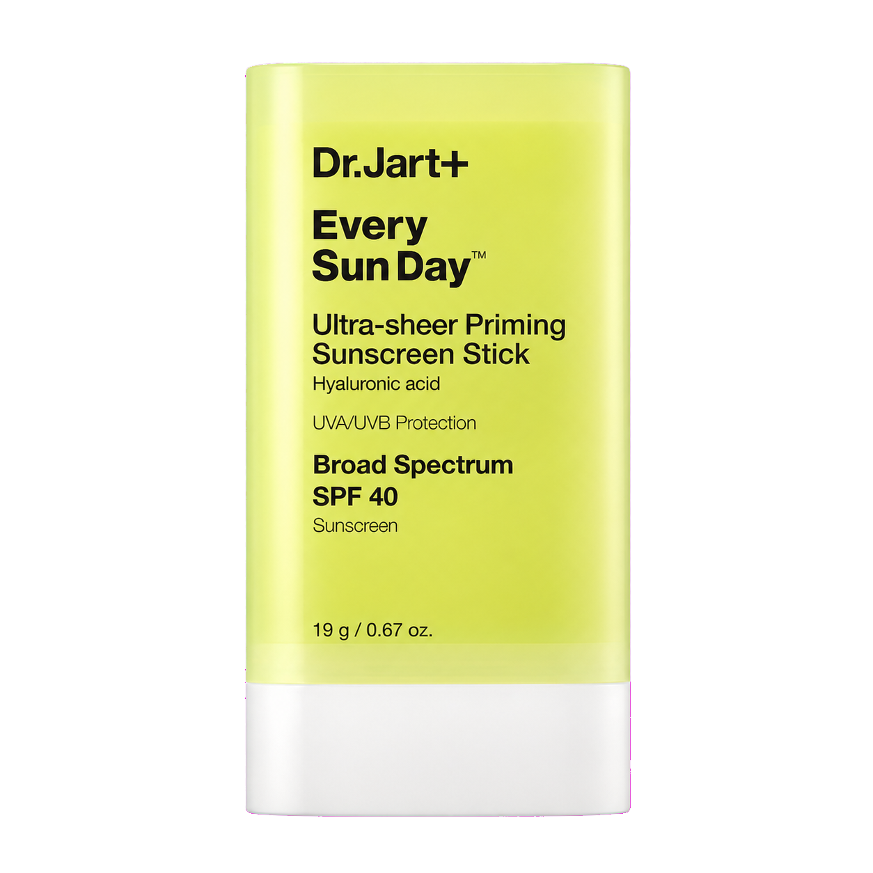 Dr.Jart+ Every Sun Day Ultra-Sheer Priming Sunscreen Stick SPF 40 – transparent product image