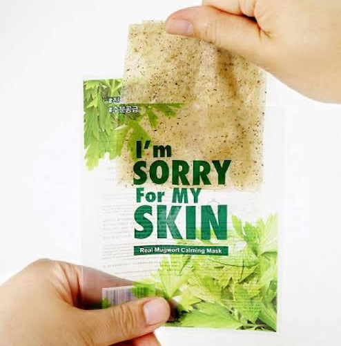 I'm Sorry For My Skin Real Mugwort Calming Mask - 1 Sheet Mask