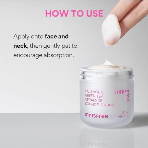 INNISFREE Collagen Green Tea Ceramide Bounce Cream — innisfree-collagen-green-tea-ceramide-bounce-cream-50ml-414313