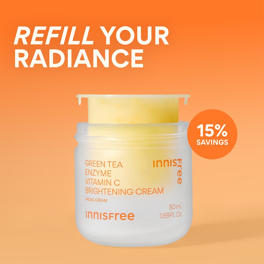 INNISFREE Vitamin C Green Tea Enzyme Brightening Cream — Vitamin_C_Refill1080x1080_1