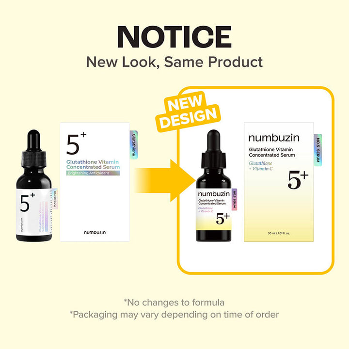 Numbuzin No.5+ Glutathione Vitamin Concentrated Serum — Numbuzin-Glutathione-Vitamin_176c1363-21db-40c3-94a4-22ff76f2addd