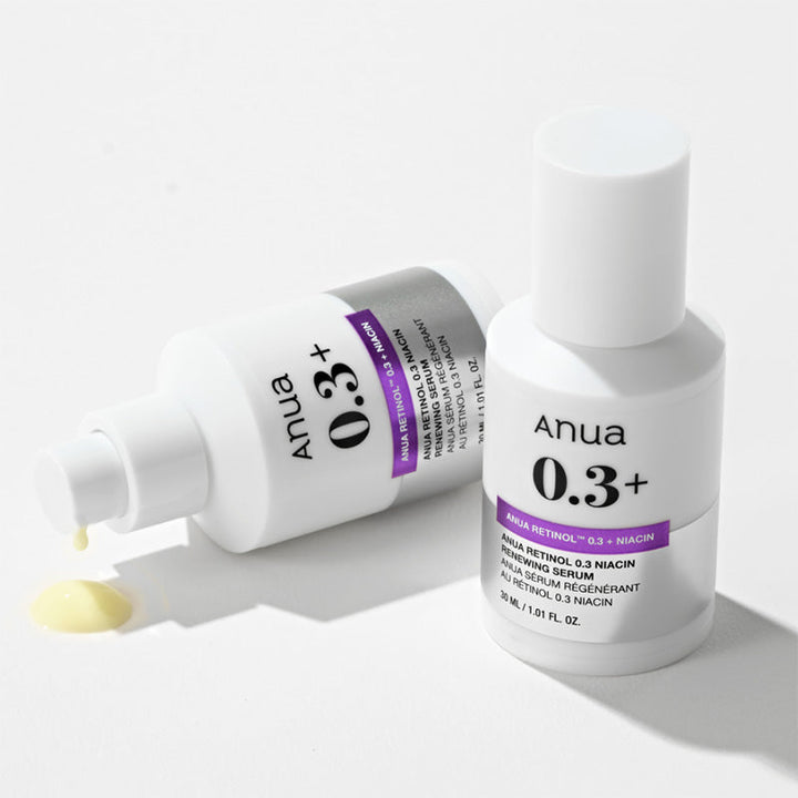 Retinol 0.3 + Niacin Renewing Serum — Anua_Retinol0.3_NiacinRenewingSerum_Photo2